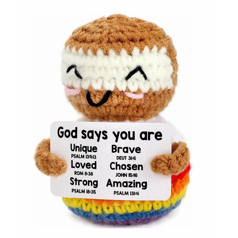 Home Textiles Europe - Funny Emotional Support Positive Crochet Color