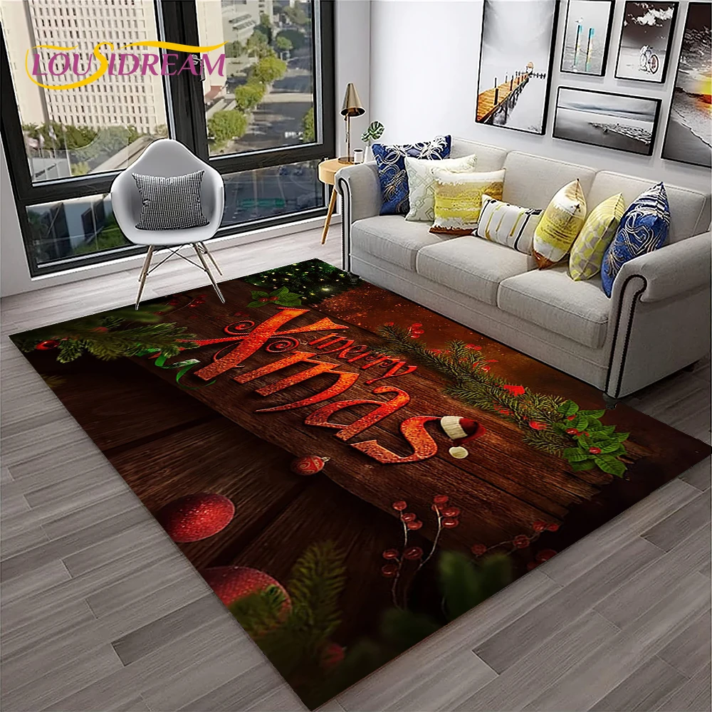 Home Textiles Sale - Cartoon Santa Claus Merry Christmas Tree