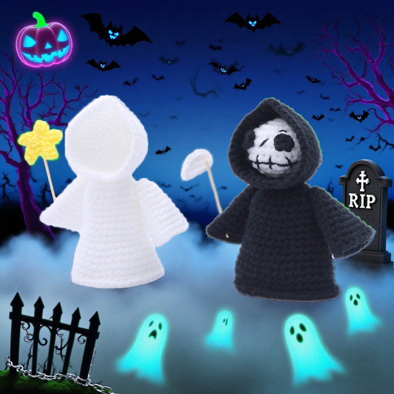 Home Textiles Europe - Handmade Halloween Skeleton Crochet with Positive