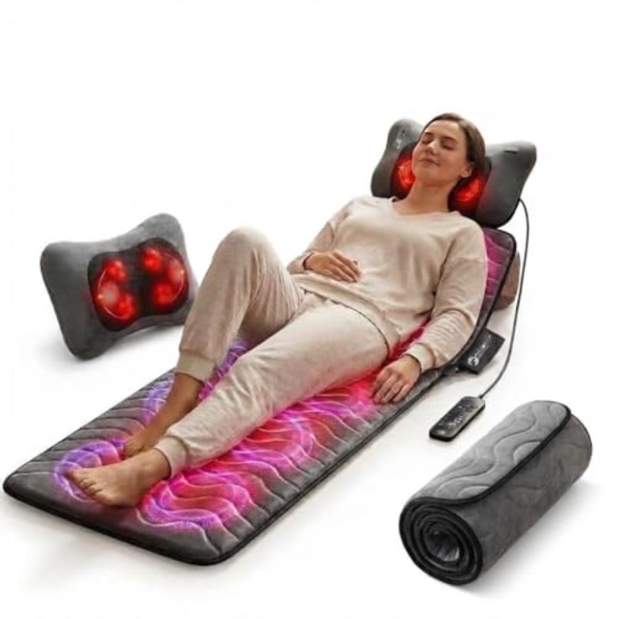 Heated Pad Electric - Powermat Full Body Massage Mat with
