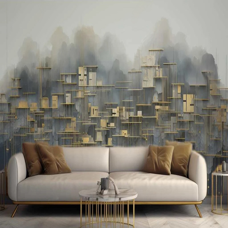 Custom Photo Mural Modern Styl - Home Textiles City ulasan dan harga