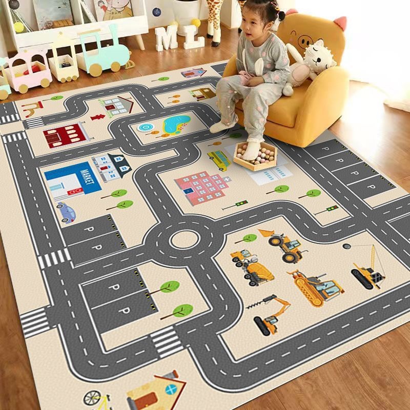 Cartoon children's floor mat c - Home Textiles City ulasan dan harga