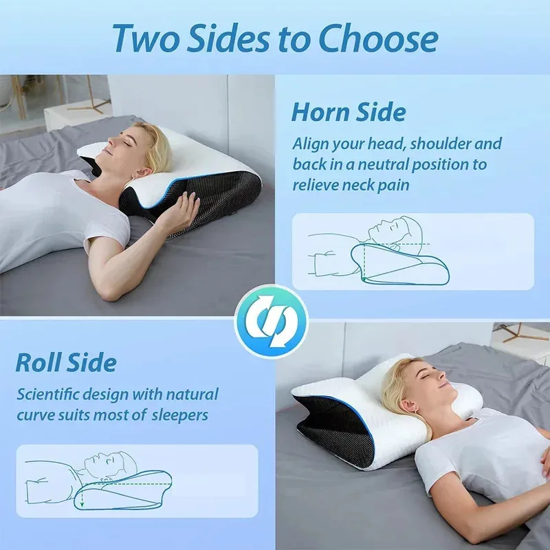 Orthopedic Cervical Pillow But - Bed Sheet Microfiber ulasan dan harga