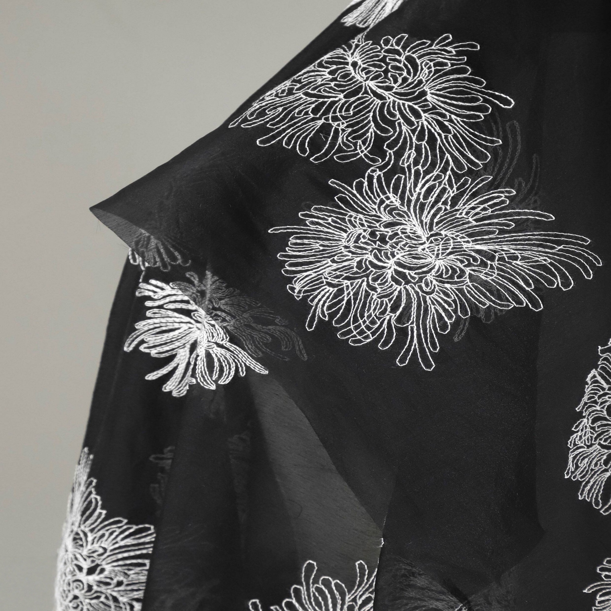 1Meter Chrysanthemum Embroider - Home Textiles Importers In Usa ulasan dan harga