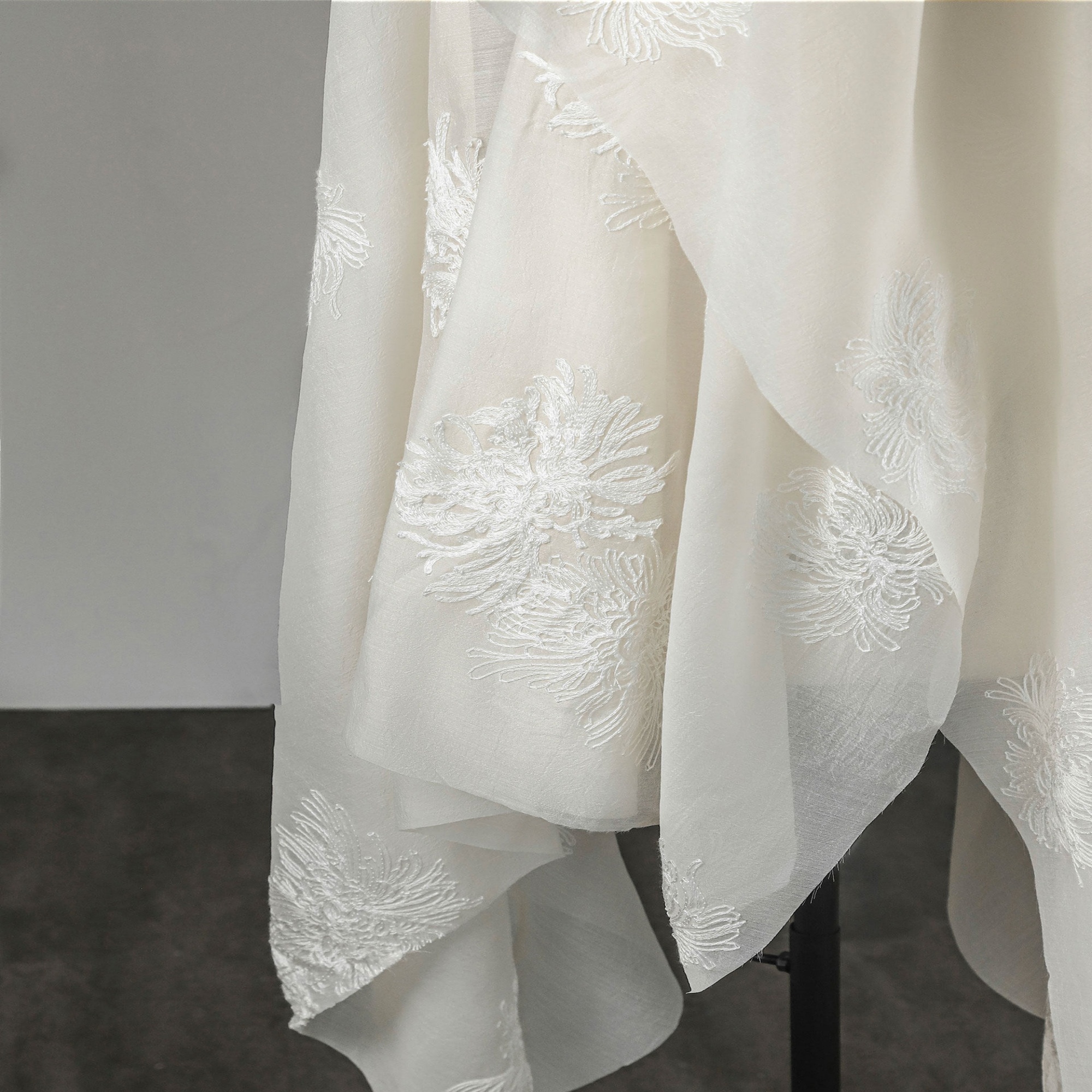 1Meter Chrysanthemum Embroider - Home Textiles Importers In Usa ulasan dan harga