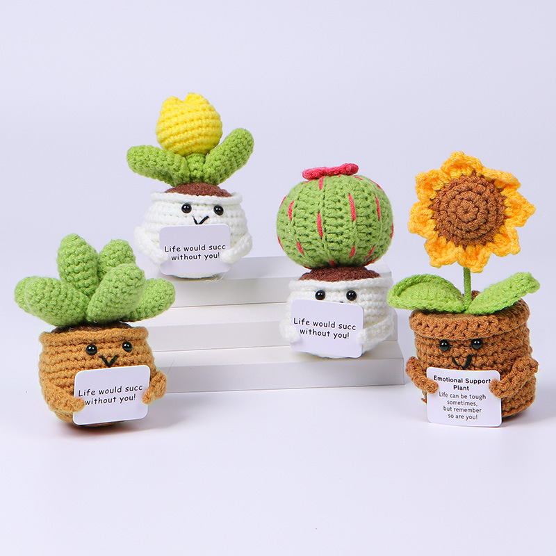 Mini Cute Crochet Flowers Fini - Home Textiles Europe ulasan dan harga