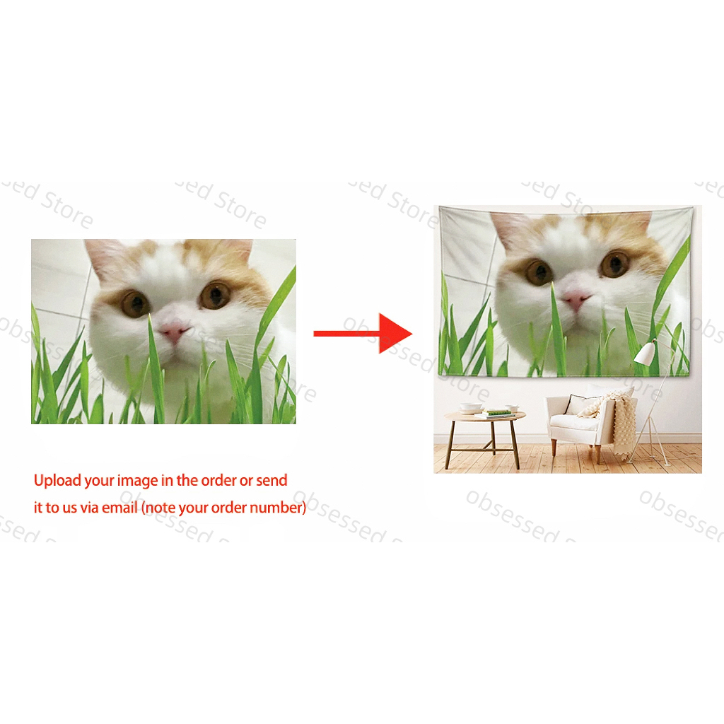 Customized tapestry printing f - Home Textiles & Furnishings ulasan dan harga