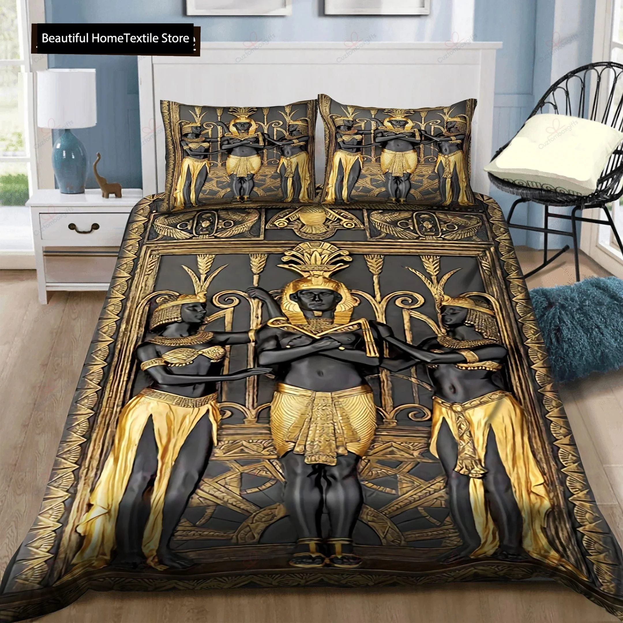 Ancient Egypt Anubis Egyptian  - Home Textiles Egypt ulasan dan harga