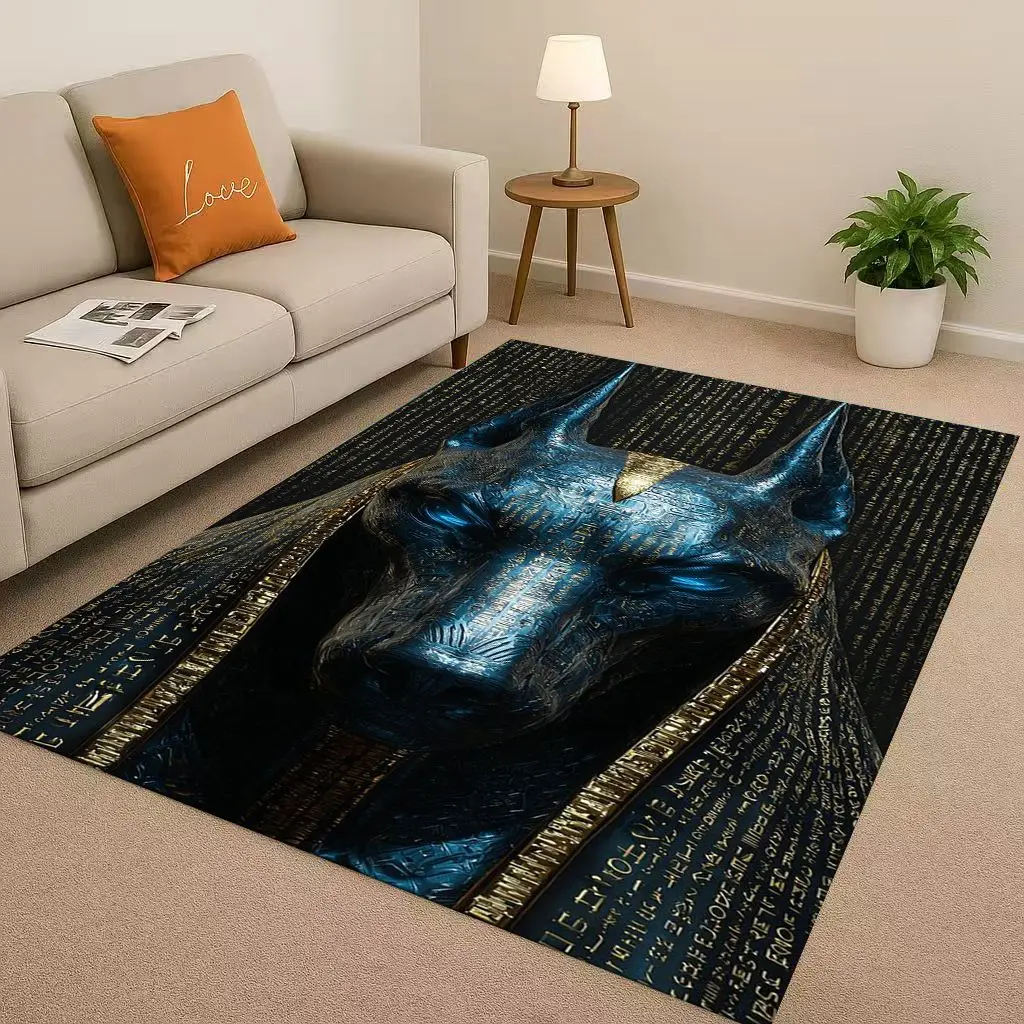 Retro Dead God Anubis Pharaoh  - Home Textiles Egypt ulasan dan harga