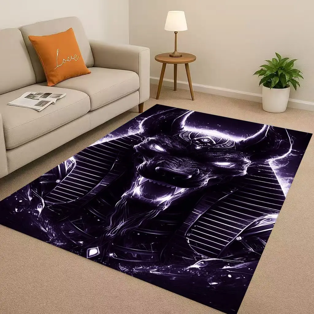 Retro Dead God Anubis Pharaoh  - Home Textiles Egypt ulasan dan harga