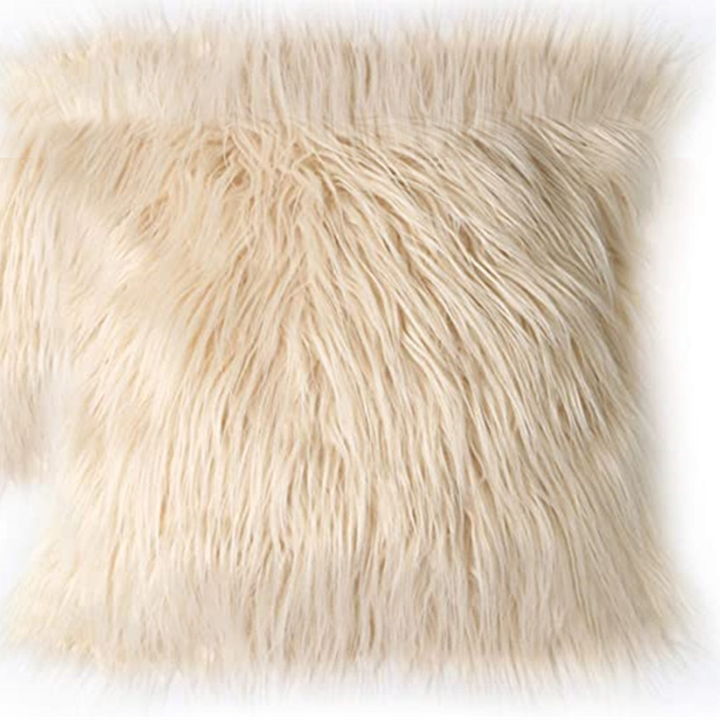 Soft Long Fur Fluffy Sofa Pill - Luxury Home Textiles Usa ulasan dan harga