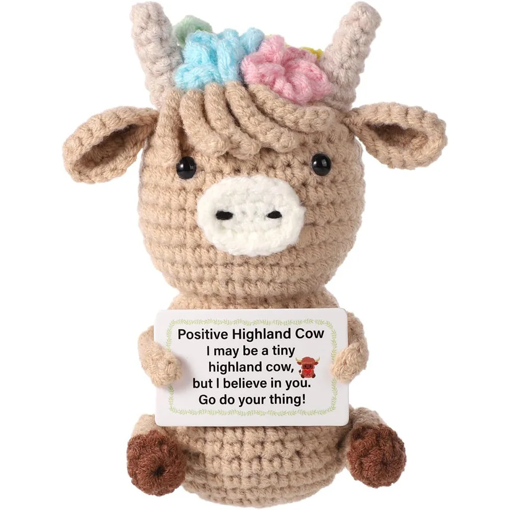Crochet Emotional Cow Doll Dec - Home Textiles Europe ulasan dan harga