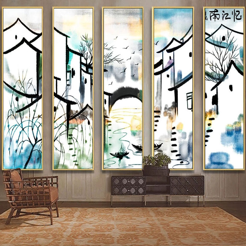 Custom Mural Wallpaper Chinese - Home Textiles City ulasan dan harga