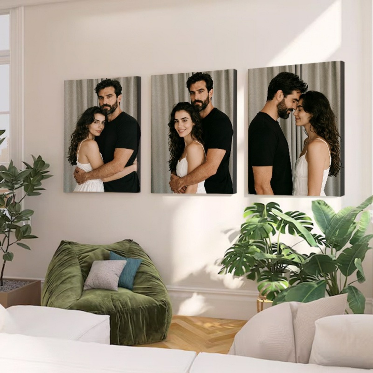 Set of 3 Custom Photo Decor Pi - Home Textiles & Furnishings ulasan dan harga