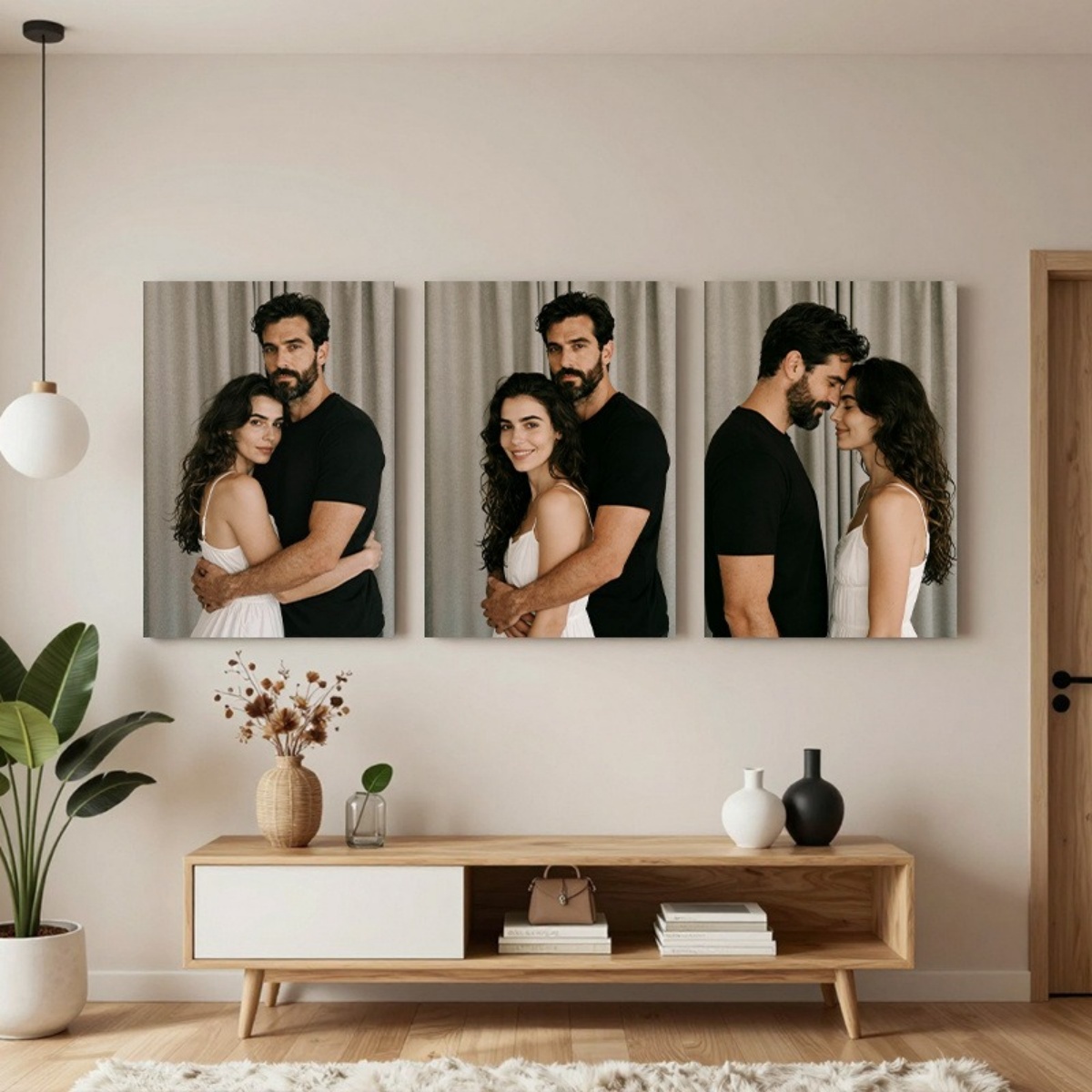 Set of 3 Custom Photo Decor Pi - Home Textiles & Furnishings ulasan dan harga