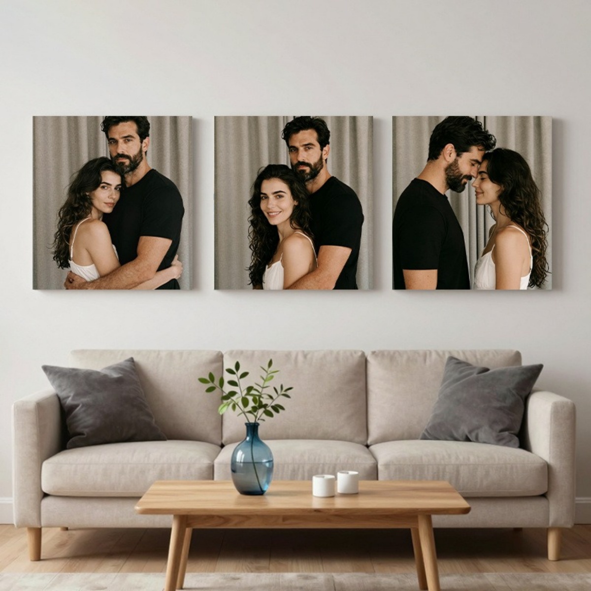 Set of 3 Custom Photo Decor Pi - Home Textiles & Furnishings ulasan dan harga