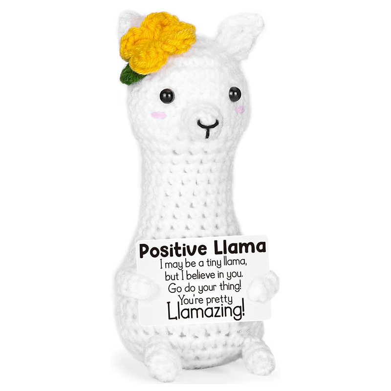 Funny Handmade Crochet Llama P - Home Textiles Europe ulasan dan harga