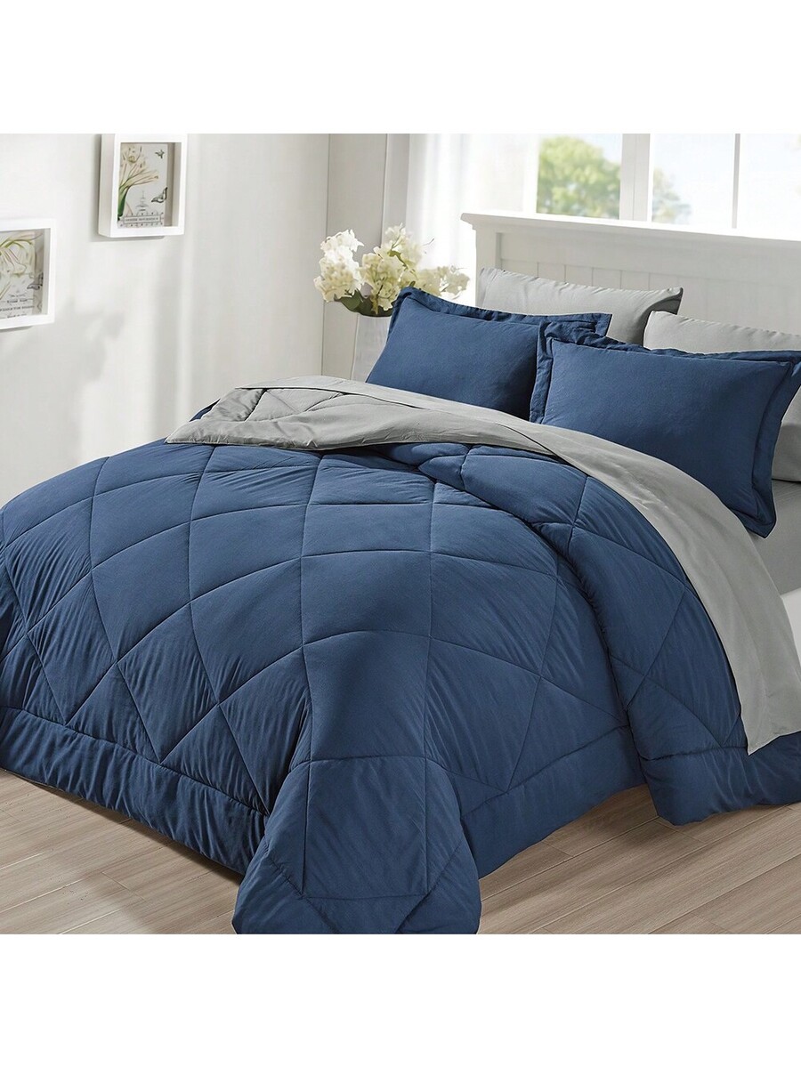 Reversible Quilted Comforter S - Bed Sheet Microfiber ulasan dan harga