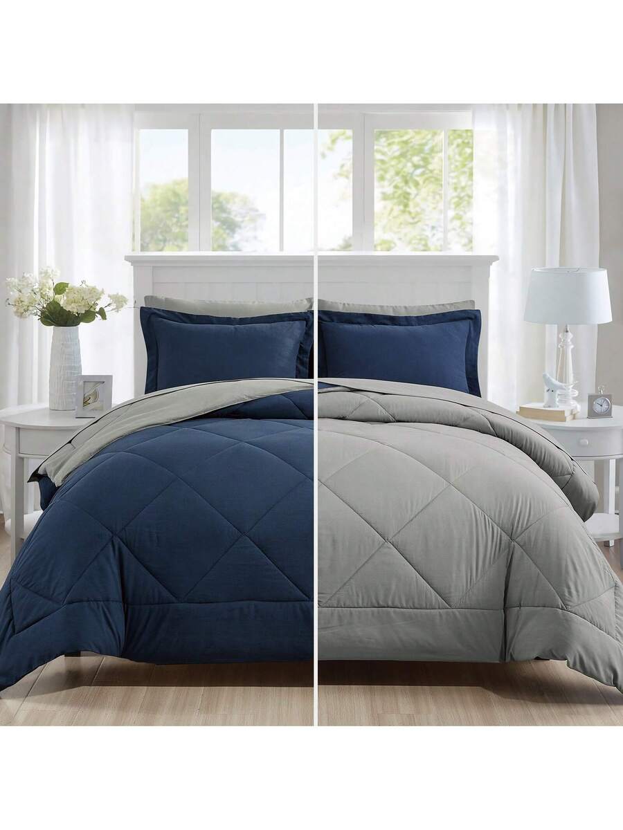 Reversible Quilted Comforter S - Bed Sheet Microfiber ulasan dan harga
