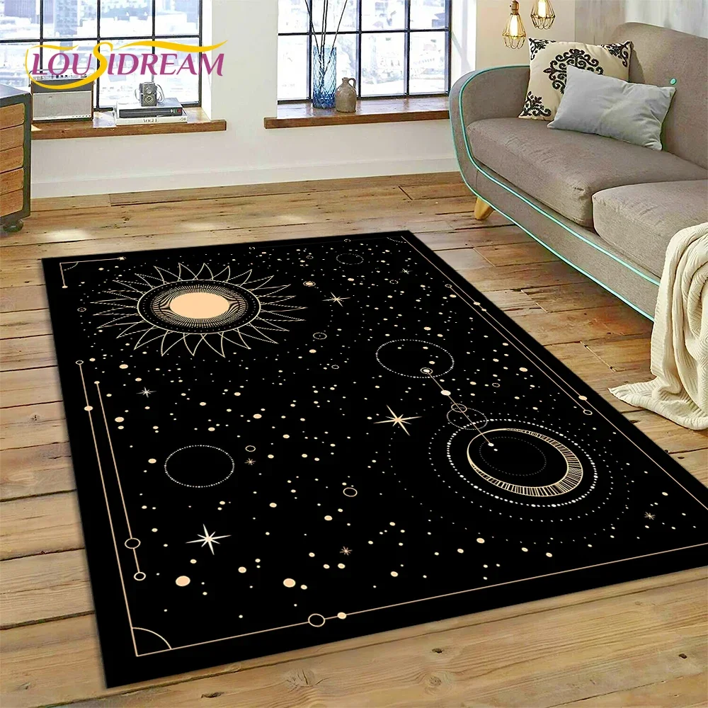 Mystic Tarot Sun Moon Mandala  - Home Textiles Sale ulasan dan harga