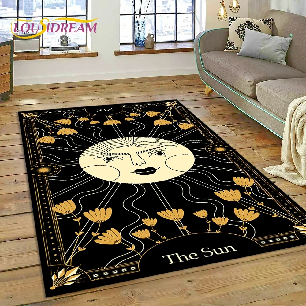 Mystic Tarot Sun Moon Mandala  - Home Textiles Sale ulasan dan harga
