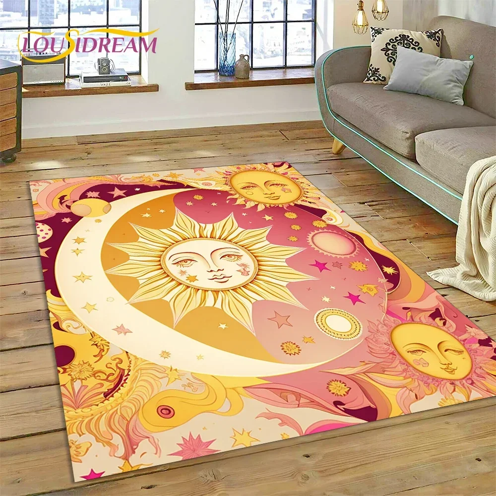 Mystic Tarot Sun Moon Mandala  - Home Textiles Sale ulasan dan harga