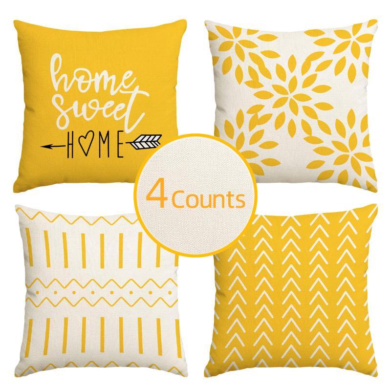 Geometric Pattern Pillow Case  - Home Textiles & Furnishings ulasan dan harga