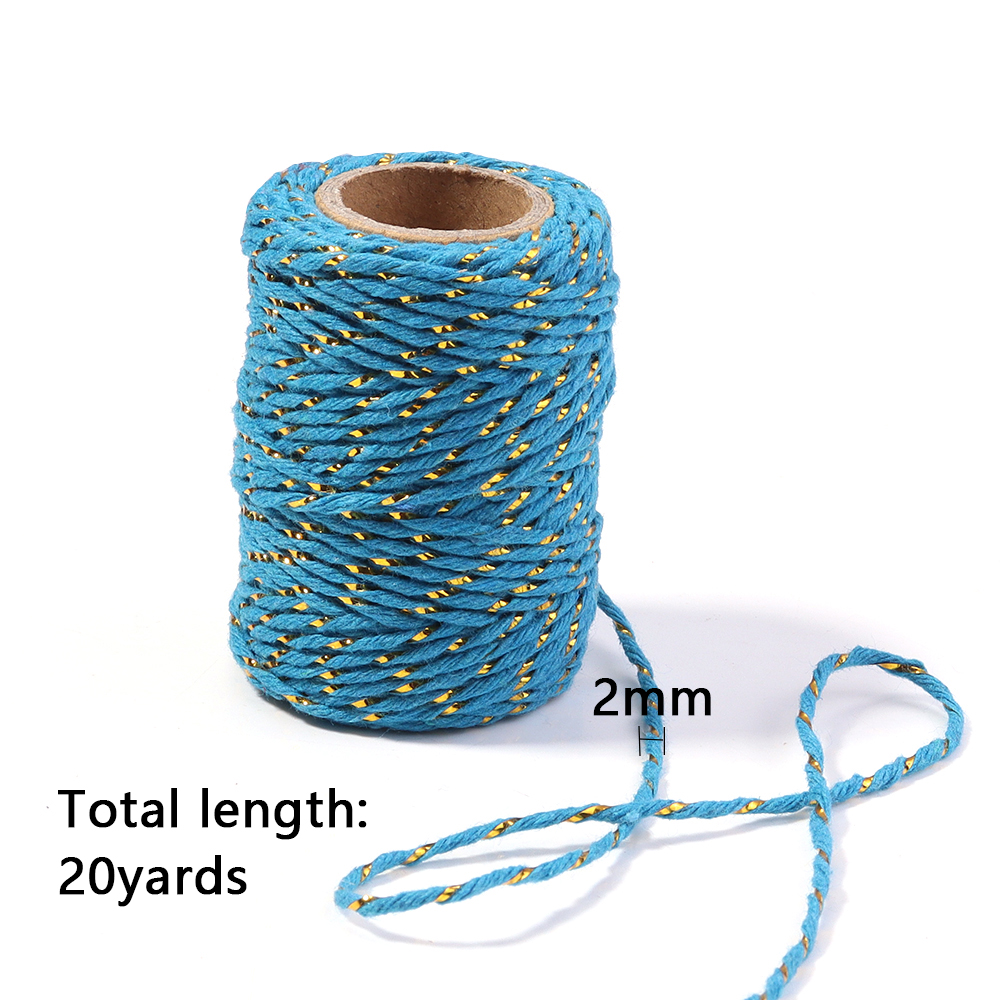 20M/Roll Cotton Cord Baker Twi - Home Textiles & Furnishings ulasan dan harga