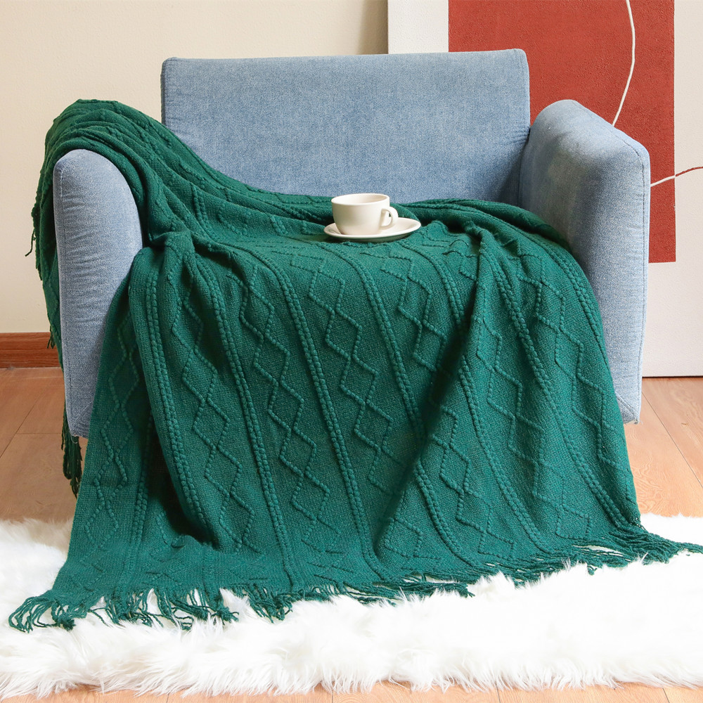 Textile City Diamond Knit Thro - Home Textiles City ulasan dan harga