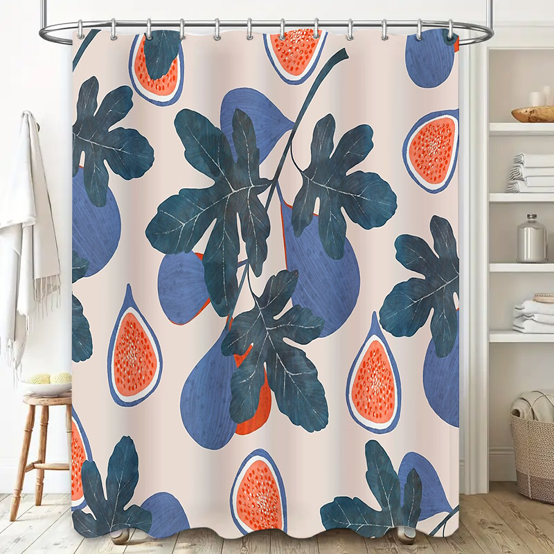 Botanical Fig Shower Curtain T - Home Textiles Europe ulasan dan harga