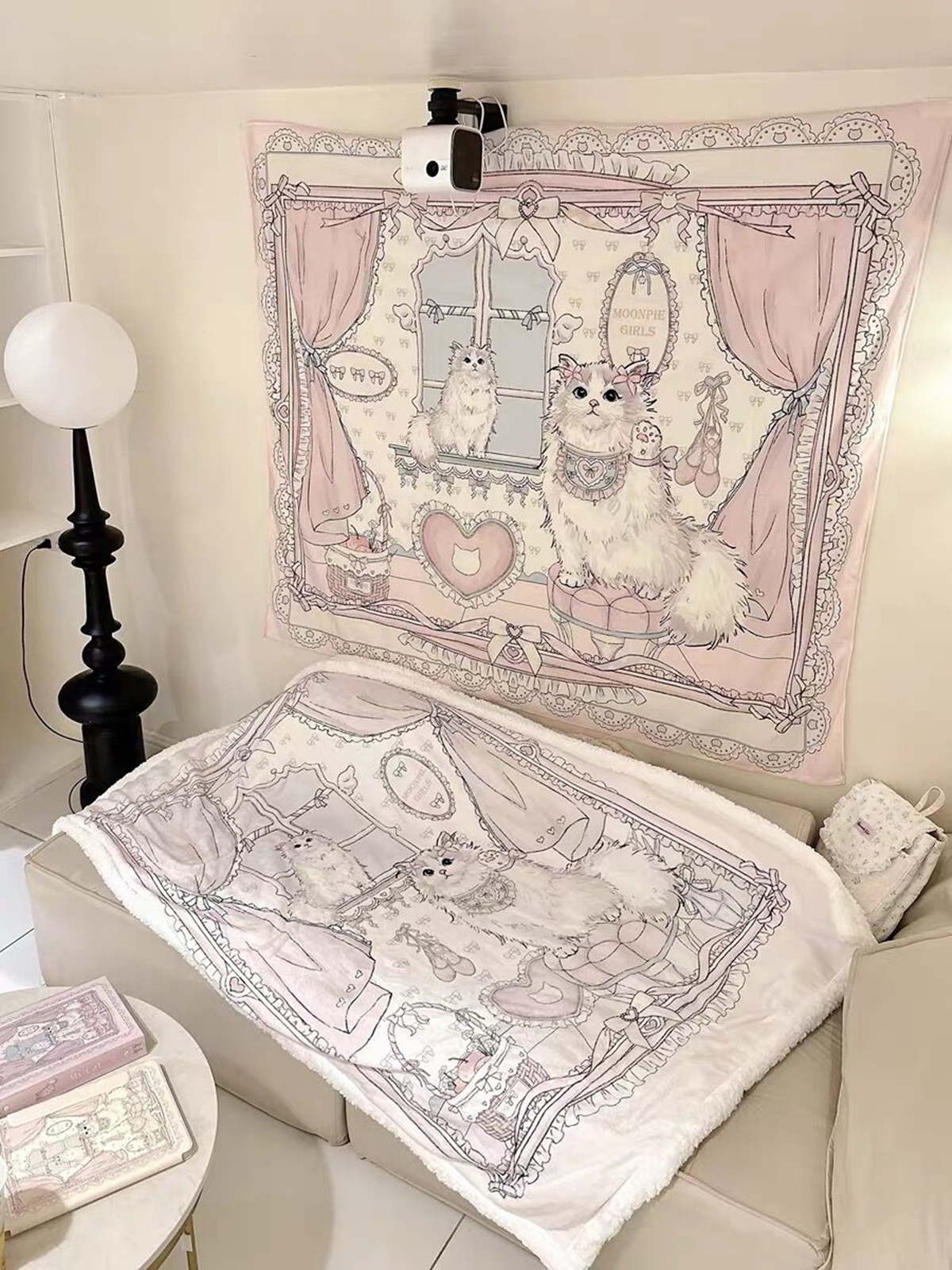 Cute Textile City Pink Girl Ca - Home Textiles City ulasan dan harga