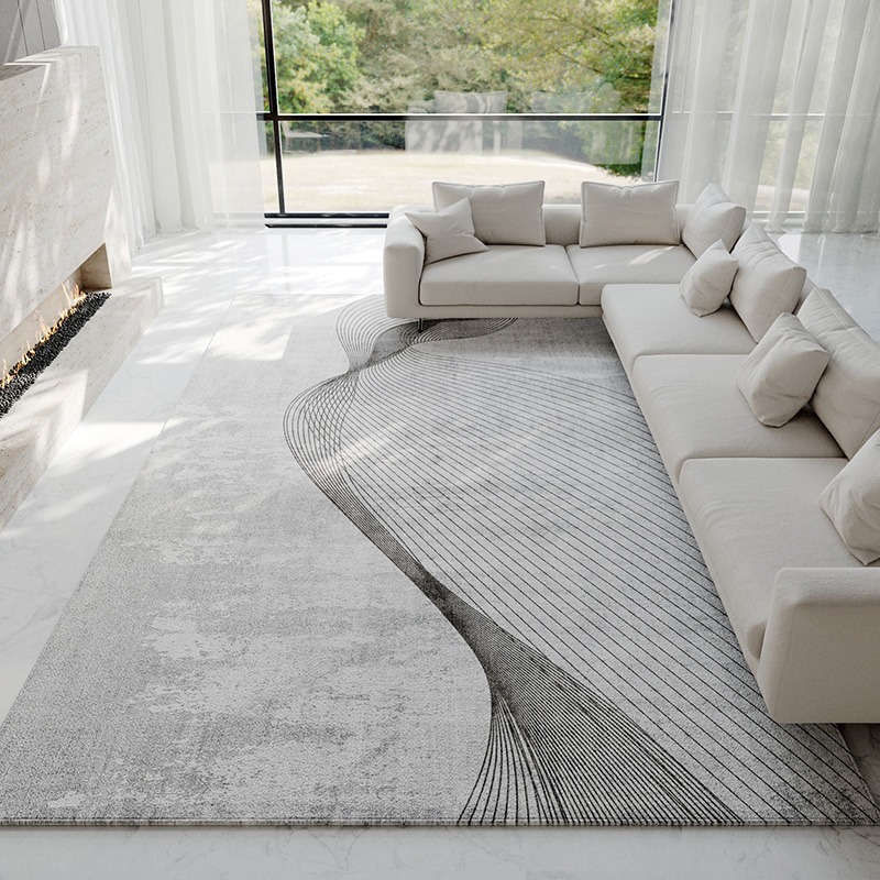 Abstract Light Gray Carpet Mod - Luxury Home Textiles Usa ulasan dan harga