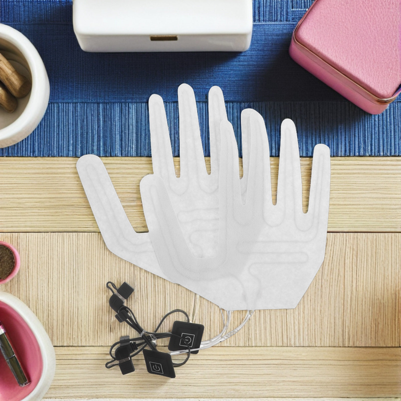 2Pcs Full Finger Electric Heat - Heated Pad Electric ulasan dan harga