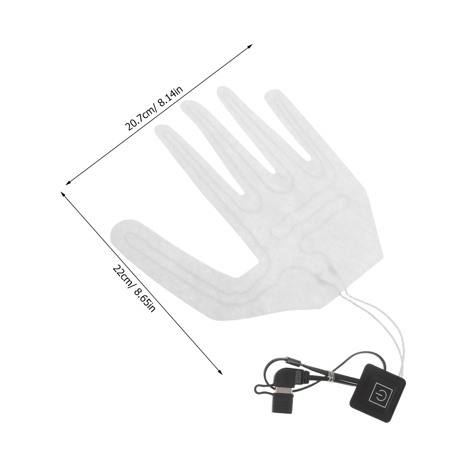 2Pcs Full Finger Electric Heat - Heated Pad Electric ulasan dan harga