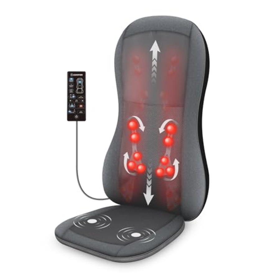 Shiatsu Full Back MassagerMass - Heated Pad Electric ulasan dan harga