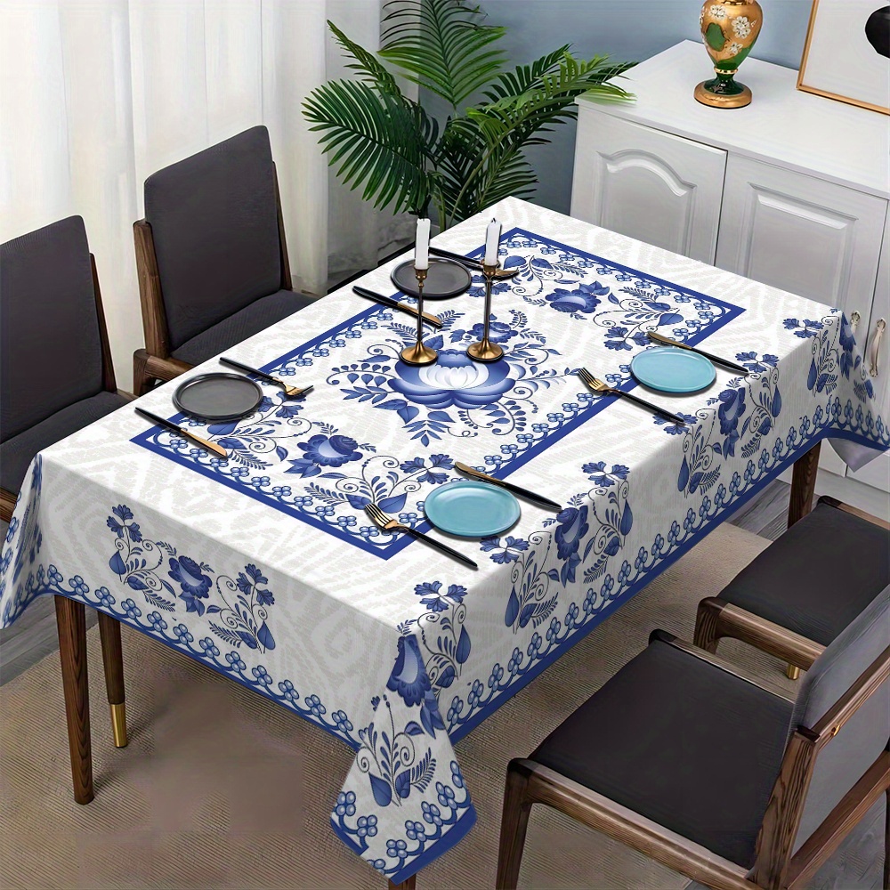 Country Style Square Tableclot - Home Textiles & Furnishings ulasan dan harga