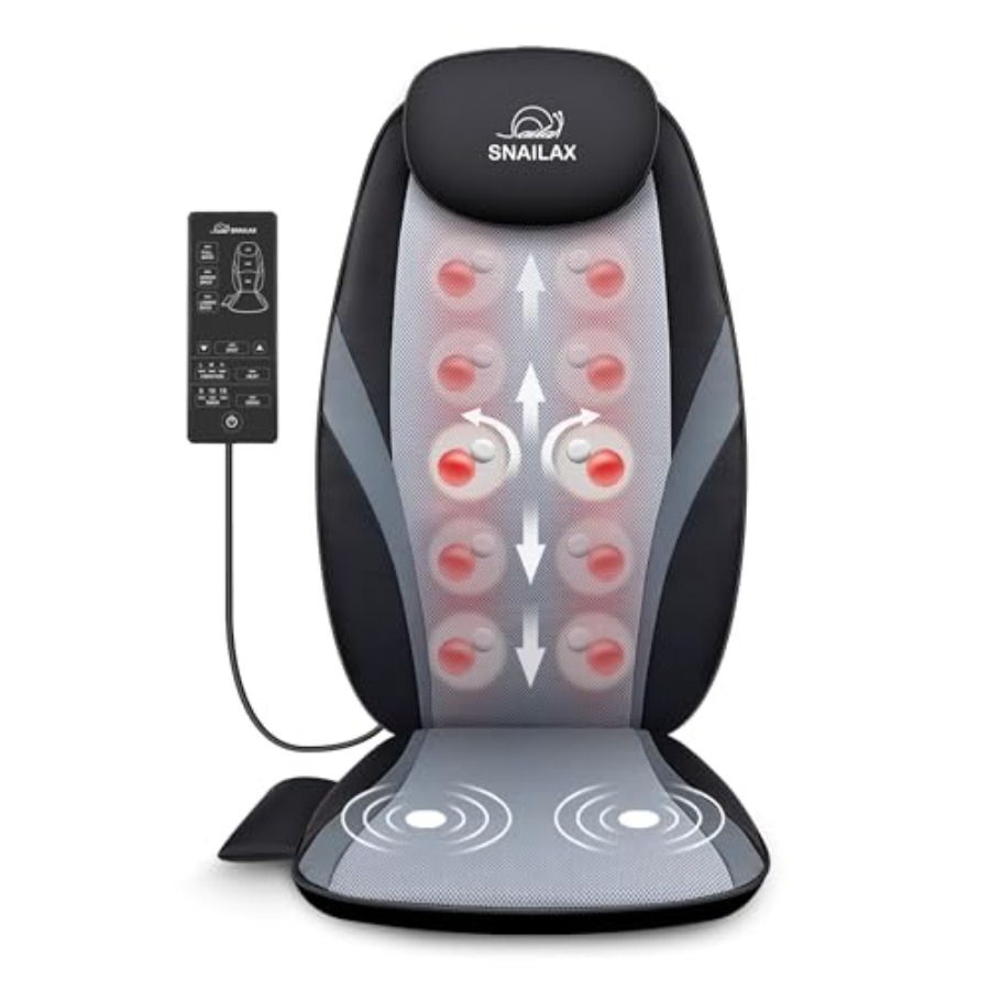 Snailax Shiatsu Back Massager  - Heated Pad Electric ulasan dan harga