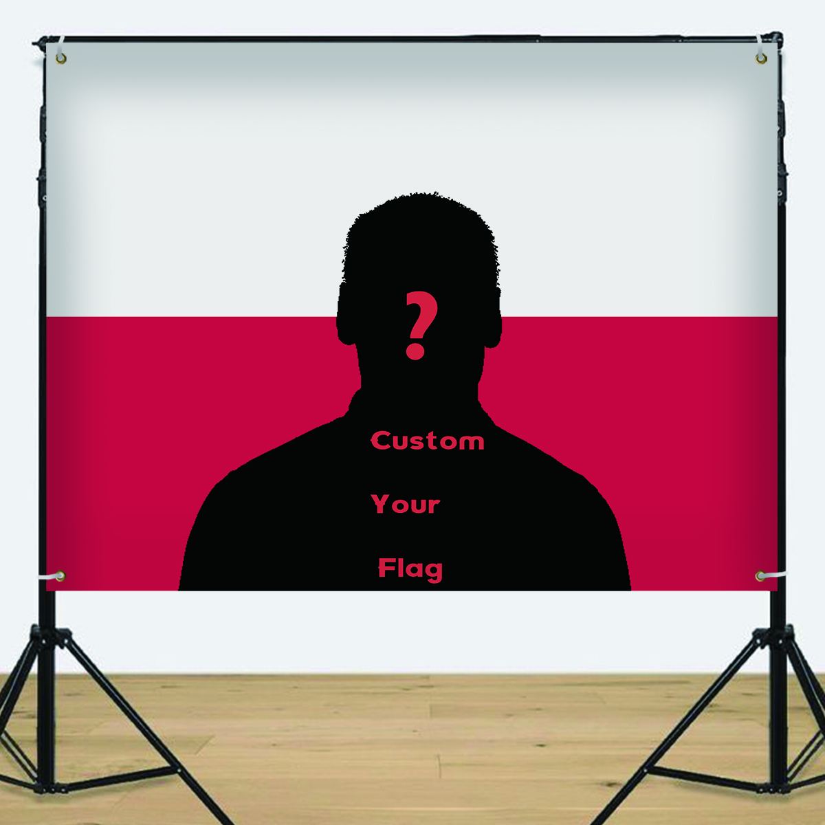 1Pc Custom Photo Polyster Flag - Home Textiles & Furnishings ulasan dan harga
