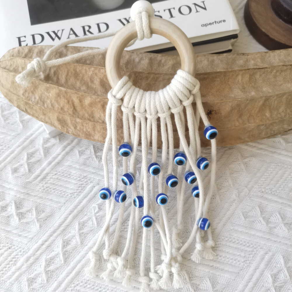Macrame Wall Hanging with Luck - Home Textiles Europe ulasan dan harga