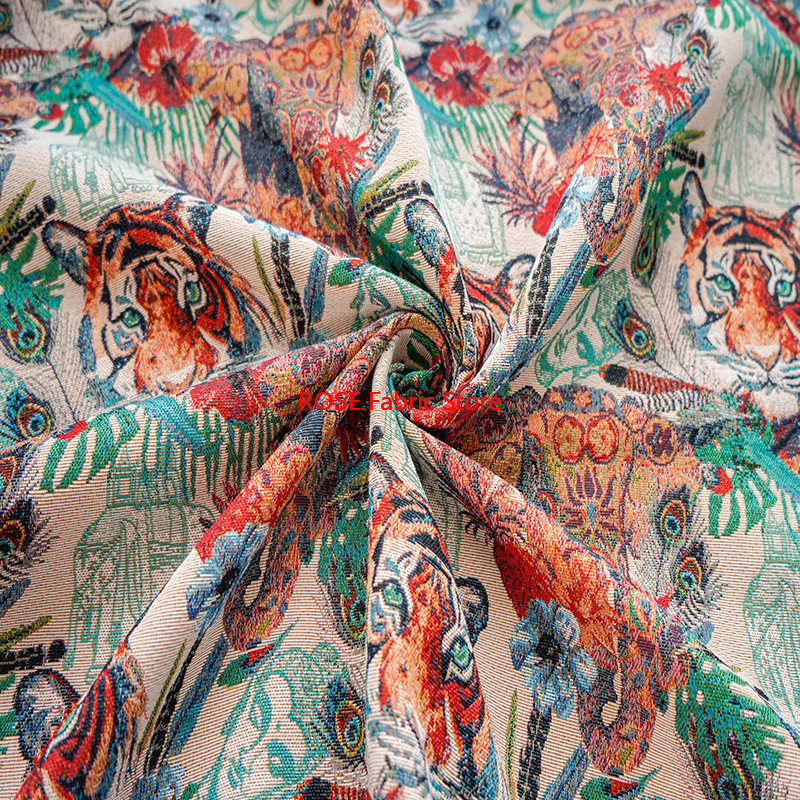 1 meter Tiger Pattern Yarn Dye - Home Textiles Importers In Usa ulasan dan harga
