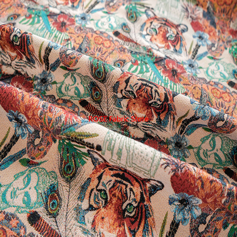 1 meter Tiger Pattern Yarn Dye - Home Textiles Importers In Usa ulasan dan harga