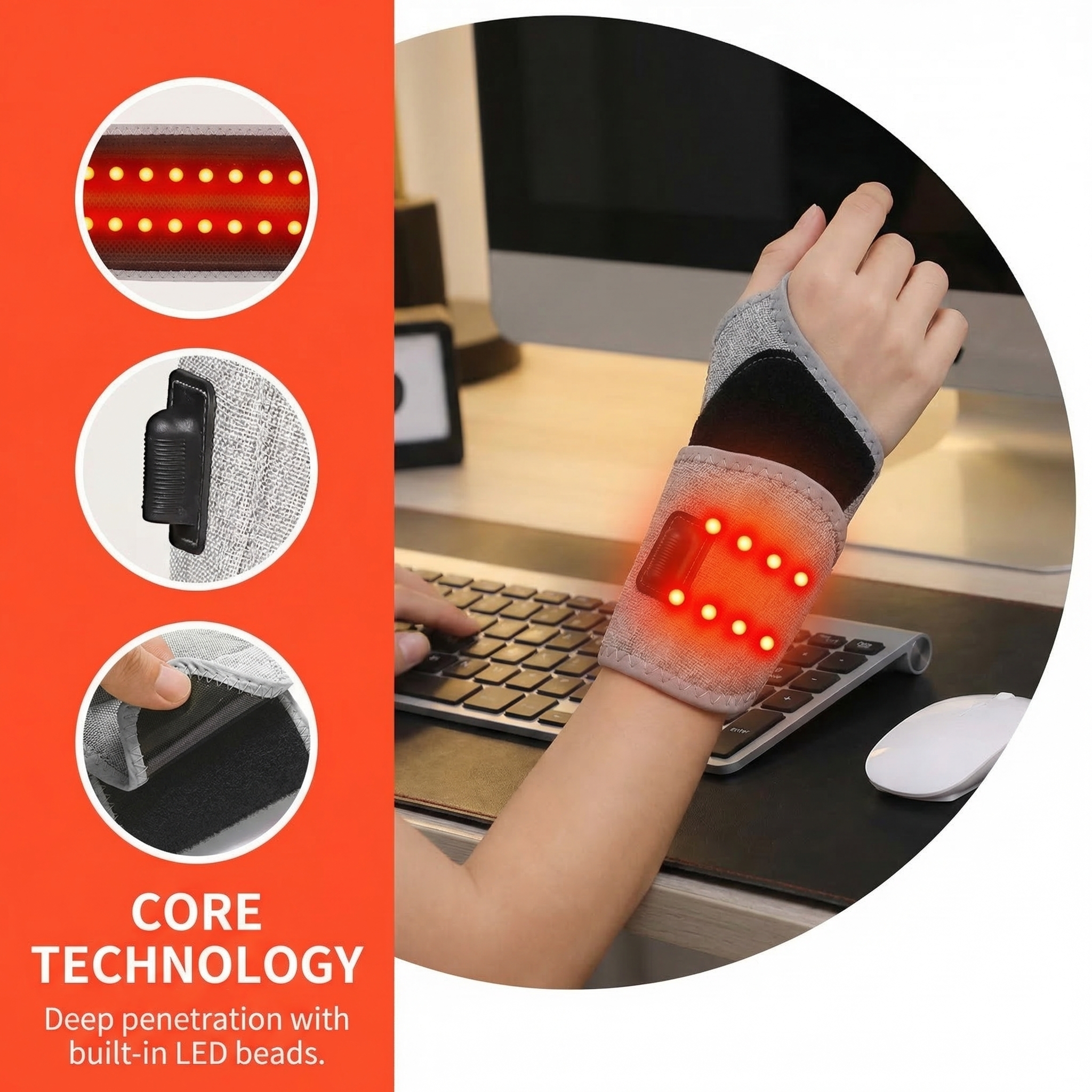 Heated Wrist Wrap Electric Hea - Heated Pad Electric ulasan dan harga