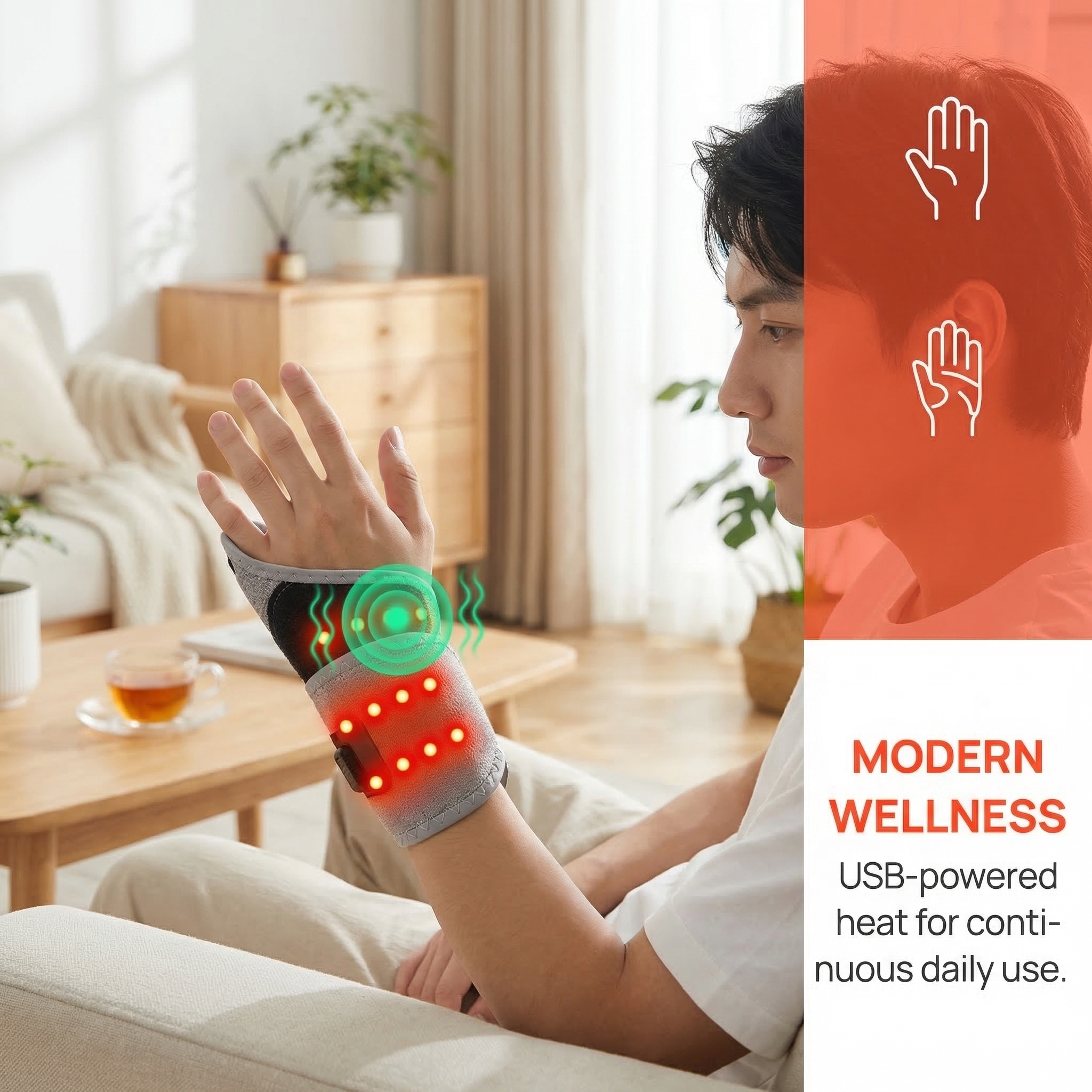 Heated Wrist Wrap Electric Hea - Heated Pad Electric ulasan dan harga