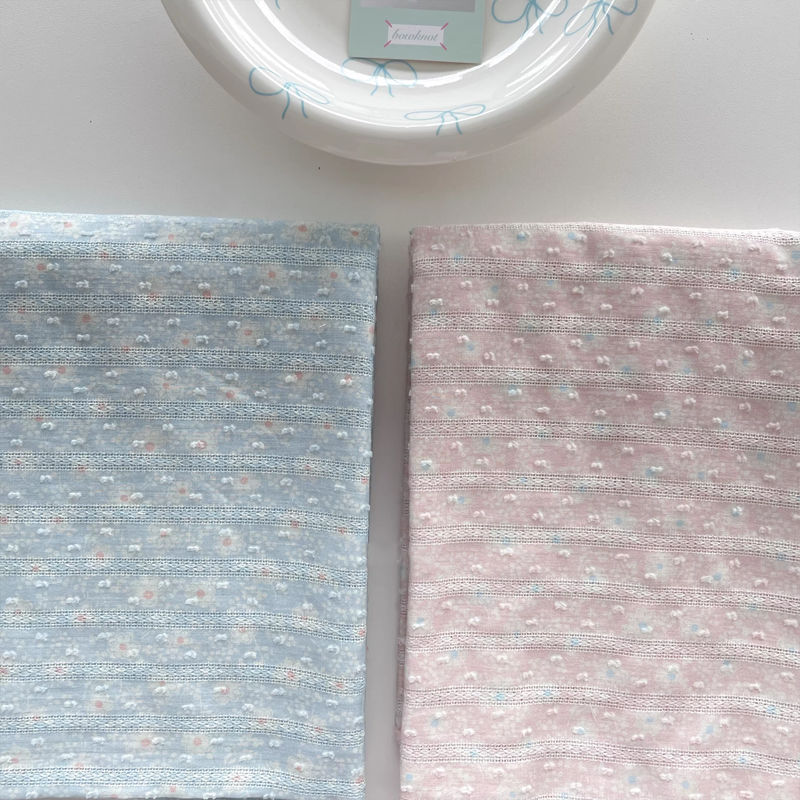 Cotton Polyester Floral Polka  - Bed Sheet Microfiber ulasan dan harga