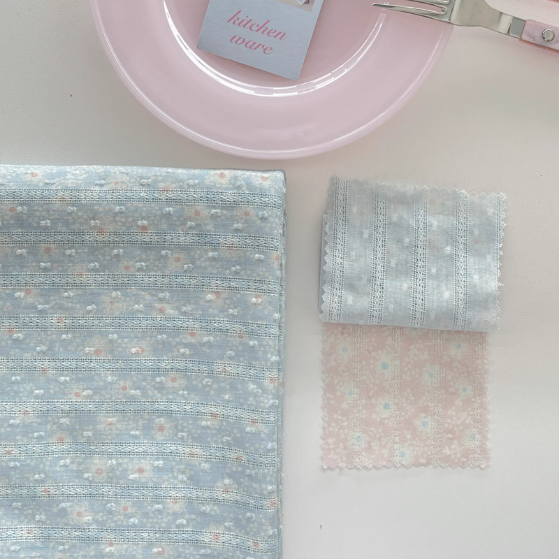Cotton Polyester Floral Polka  - Bed Sheet Microfiber ulasan dan harga