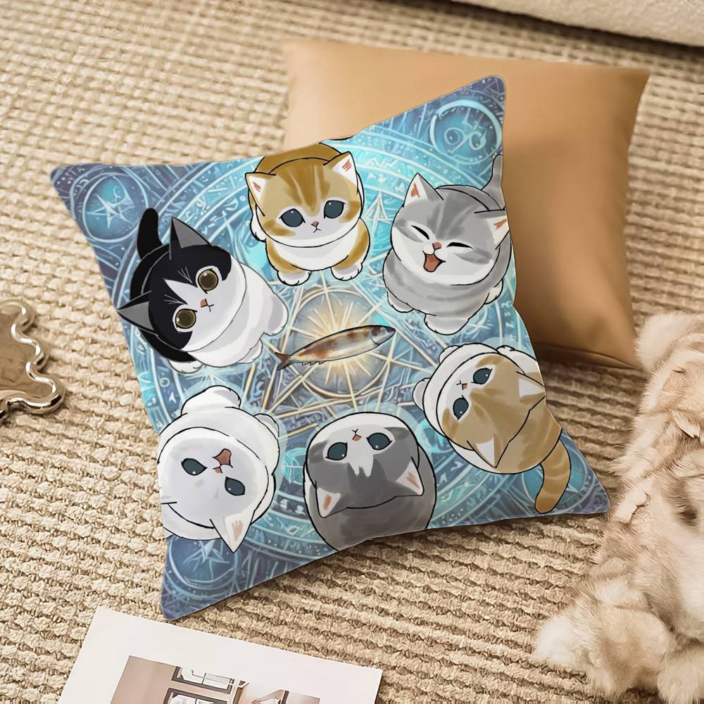 Luxury Cute mofusand cat Pillo - Luxury Home Textiles Usa ulasan dan harga