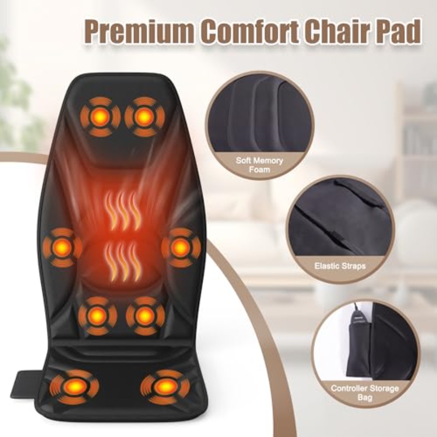 Portable Back Massager with He - Heated Pad Electric ulasan dan harga