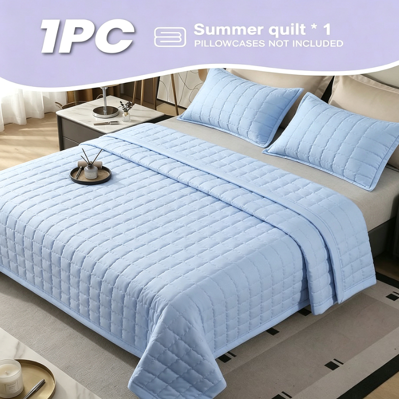 Cooling Summer Quilted Blanket - Bed Sheet Microfiber ulasan dan harga
