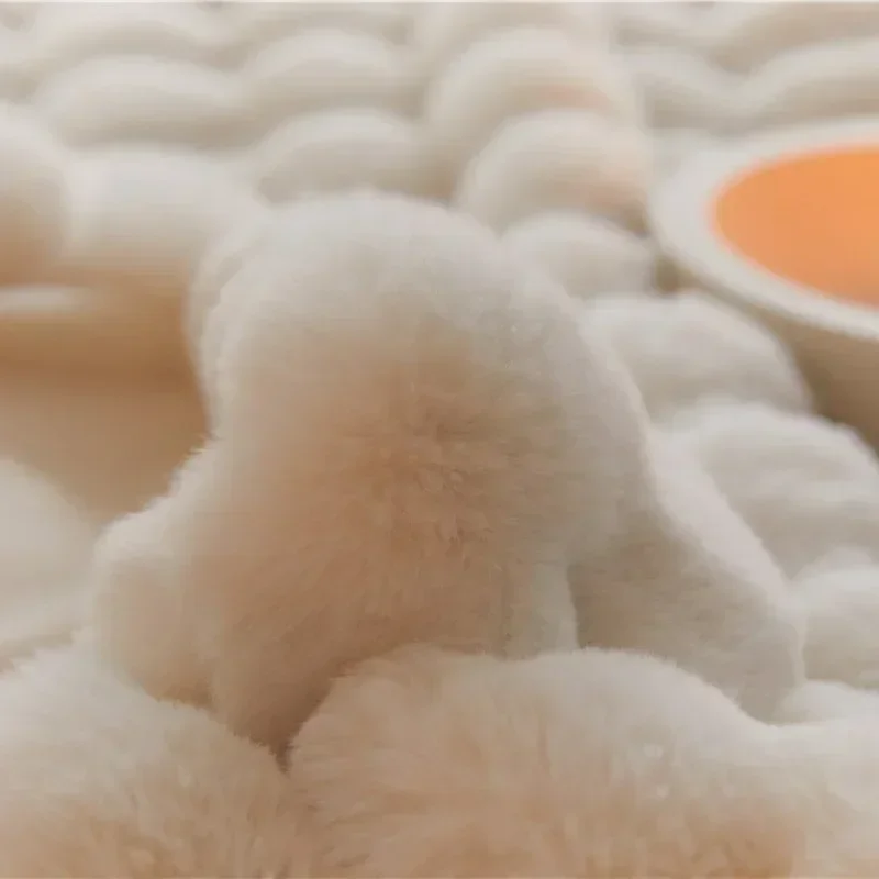 Winter Imitation Fur Plush Bla - Luxury Home Textiles Usa ulasan dan harga