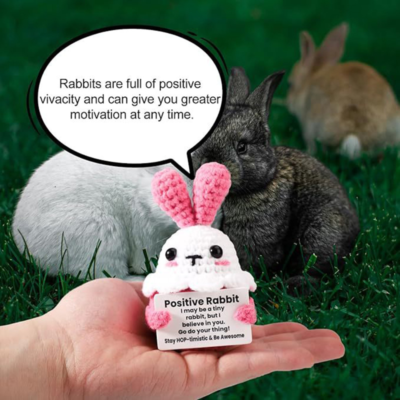 Crochet Rabbit Doll Ornament H - Home Textiles Europe ulasan dan harga